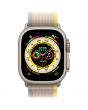 Apple Watch Ultra, GPS, Cellular, 49mm, Titanium Case, Yellow/Beige Trail Loop, S/M