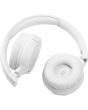 Casti audio On-Ear JBL Tune 510, Bluetooth, Asistent vocal, Multi-point, Pure Bass, Autonomie 40 ore, Alb