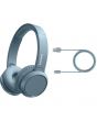 Casti wireless On-Ear Philips TAH4205BL/00, Bluetooth, Autonomie 29h, Albastru
