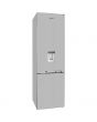 Combina frigorifica Daewoo RN-308RDQM-1, 331 l, No Frost, Dispenser apa, Perfect NoFrost, Usi reversibile, Iluminare LED, H 186 cm, Inox, Clasa E
