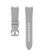 Galaxy Watch Classic Hybrid Leather Band pentru Samsung Galaxy Watch4, 20mm, M/L, Argintiu