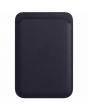 Husa de protectie Apple Leather Wallet MagSafe pentru iPhone, Ink