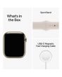 Apple Watch Series 8 GPS + Cellular, 45mm, Gold Stainless Steel Case, Starlight Sport Band