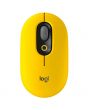 Mouse wireless Logitech Pop Blast, Ambidextru, USB, 1000dpi, Galben