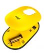 Mouse wireless Logitech Pop Blast, Ambidextru, USB, 1000dpi, Galben