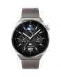 Smartwatch Huawei Watch GT 3 Pro, Titanium Case, Gray Leather Strap