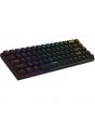 Tastatura Gaming Aqirys Mira Wireless, Bluetooth, Iluminare RGB, USB, Negru