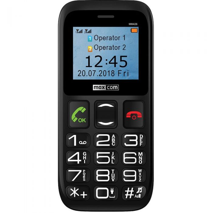 Telefon mobil MaxCom MM426, Negru