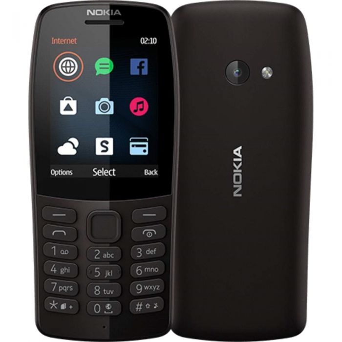 Telefon mobil Nokia 210 (2019), Dual SIM, Negru