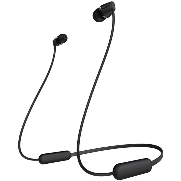 Casti audio In-Ear Sony WIC200B, Bluetooth, Negru