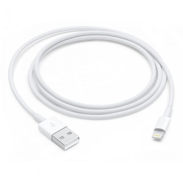 Cablu de date Apple MXLY2ZM/A, Lightning, Alb