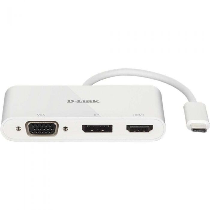 Hub USB D-Link DUB-V310, 3-in-1, DisplayPort, HDMI, VGA