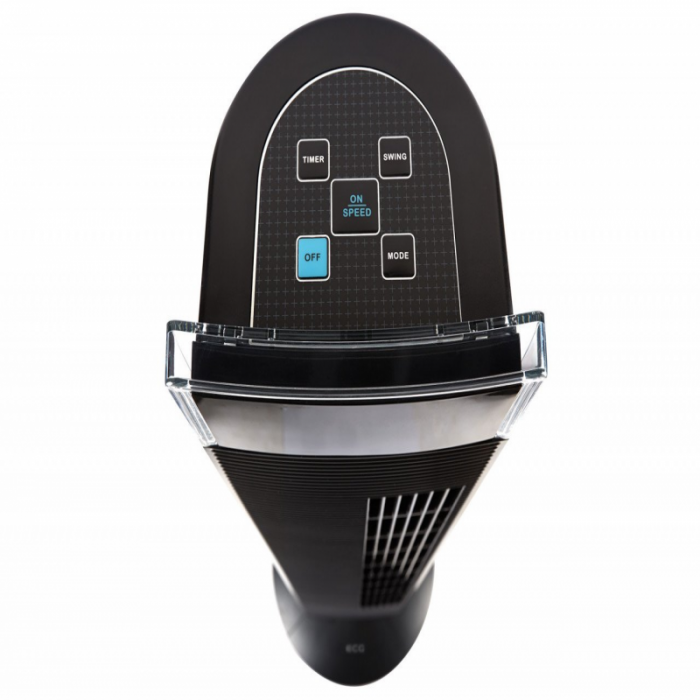 Ventilator turn cu ionizare ECG FS 91 T, 65W, 3 viteze, silentios, telecomanda