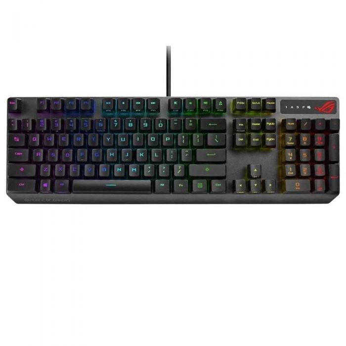 Tastatura gaming mecanica Asus ROG Strix Scope RX, Iluminare RGB, Negru