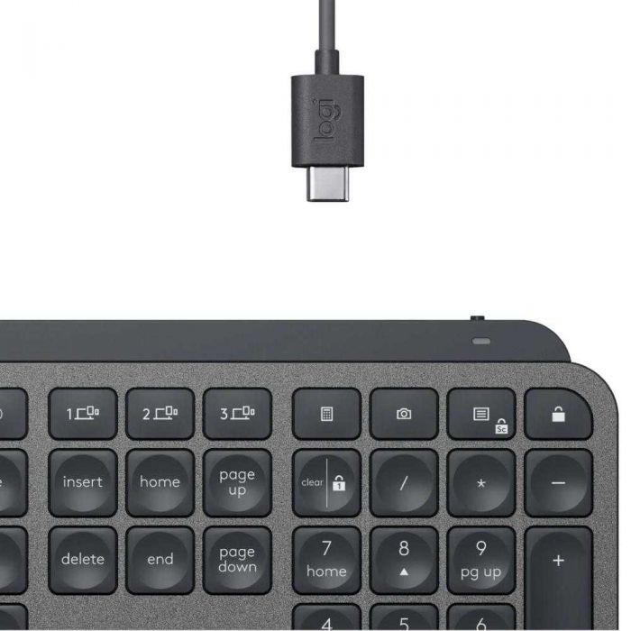 Tastatura wireless Logitech MX Keys, Negru