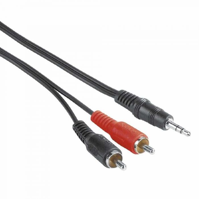 Cablu audio Hama 205106, 3.5 mm Jack - 2 RCA, 2 m