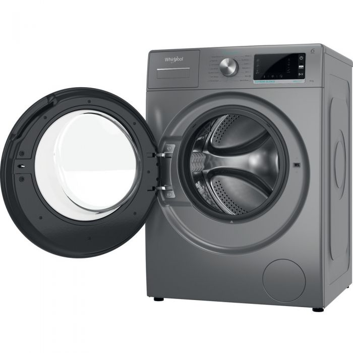 Masina de spalat rufe Supreme Silence Whirlpool W6 W945SB EE, 1400 RPM, 9 kg, Tehnologia Zen, Fresh Care+, Clasa B