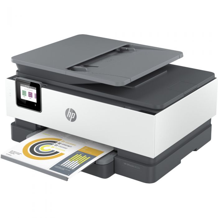 Multifunctional inkjet color HP OfficeJet Pro 8022e All-in-One, Instant Ink, A4, USB, Retea, Wi-Fi, Fax, Duplex