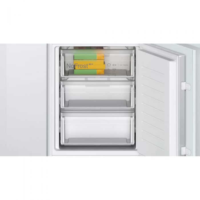 Combina frigorifica incorporabila Bosch KIN86NSF0, No Frost, 260 l, Eco Airflow, Iluminare LED, Clasa F
