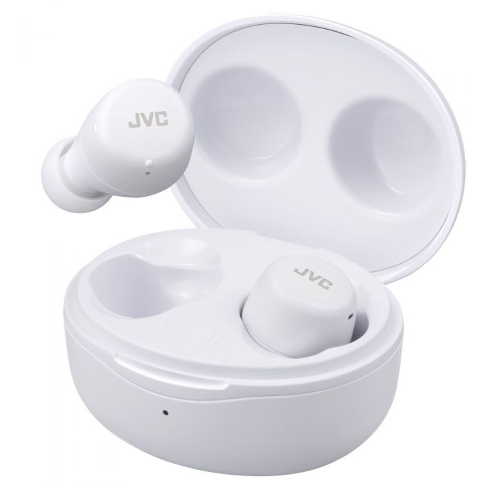 Casti True Wireless JVC HA-A5T-WN-E, Bluetooth 5.1, Voice assistant, Water Resistance IPX4, Alb