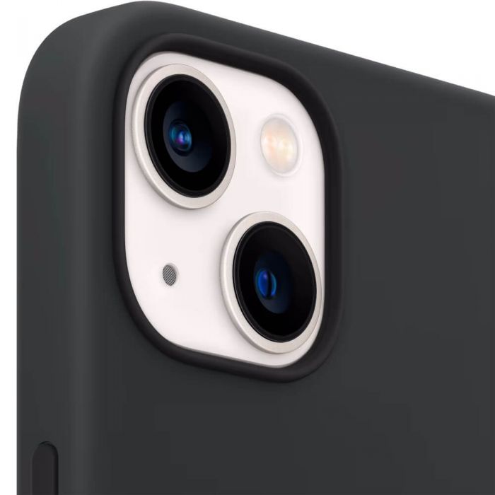 Husa de protectie Apple Silicone Case with MagSafe pentru iPhone 13 mini, Midnight