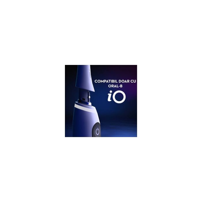 Rezerve periuta de dinti electria Oral-B iO Ultimate Clean, Compatibile cu seria iO, 2 buc, Alb