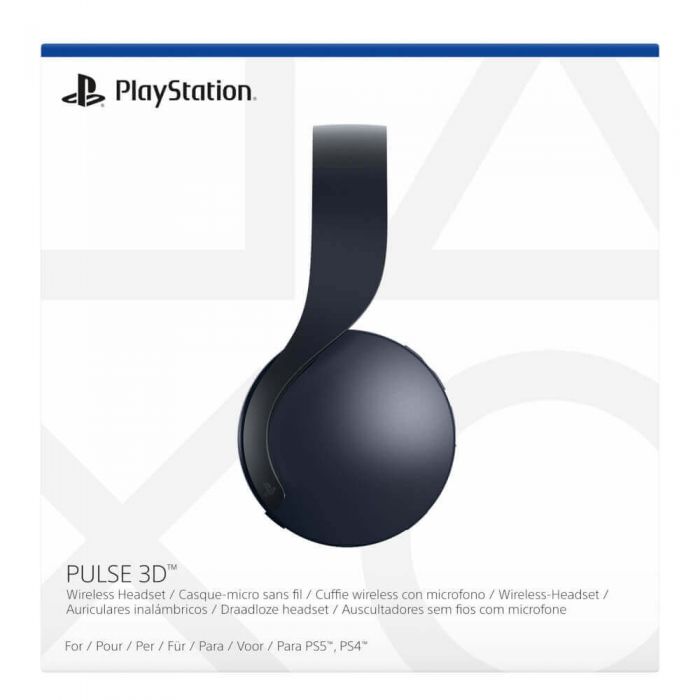 Casti Wireless cu Microfon Pulse 3D pentru PlayStation 5, Negru