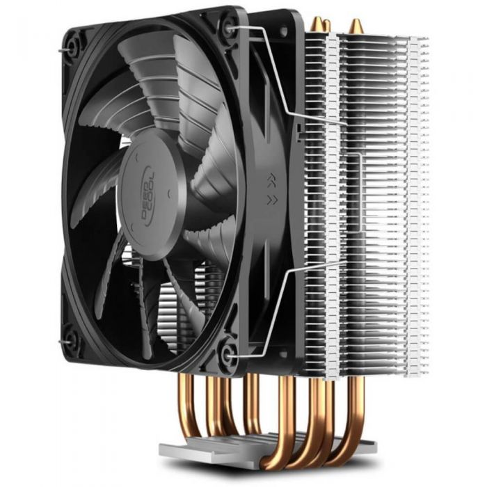 Easy silk Admit Cooler procesor Deepcool Gammaxx 400S, 4 heatpipe-uri, 120 mm, 3 pin, Flux  aer 50.8 CFM,