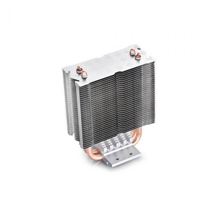Cooler Procesor DeepCool Iceedge Mini FS V2.0, 2 heatpipe-uri, Flux aer 25.13 CFM, Compatibil Intel LGA/AMD, Negru/ Albastru
