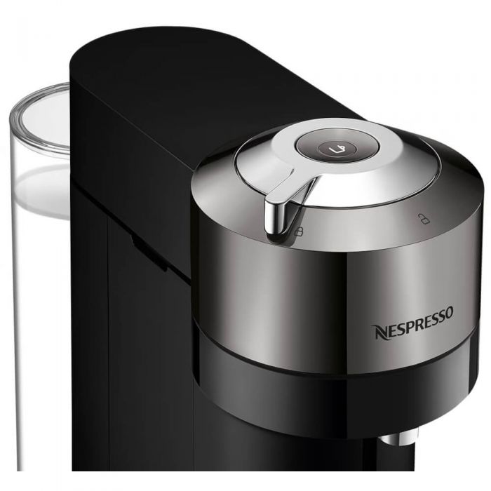 Espressor cu capsule Nespresso Krups XN910C10 Vertuo Next, 1500 W, 1.1 L, Control prin Bluetooth si Wi-FI, Tehnologie Centrifusion, Negru/Gri