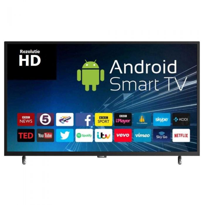 Perseus rookie Grape Televizor Smart LED, Orion 32SA19RDL, 81 cm, HD Ready, Android, Clasa F