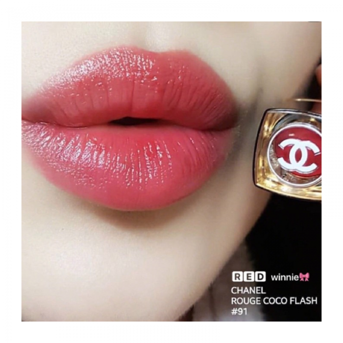 Ruj de buze Chanel Rouge Coco Flash, Nuanta 91 Boheme