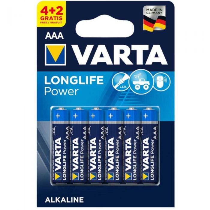 Baterii Varta Longlife Power AAA, 4+2 buc