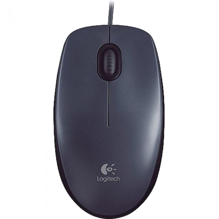 Mouse USB wired Logitech M90, Gri