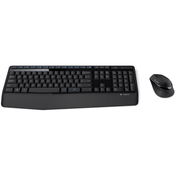 Kit Tastatura + Mouse Logitech MK345, Wireless, USB, Negru