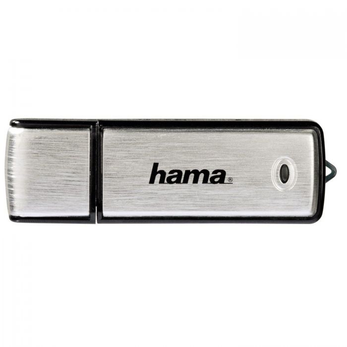 Memorie USB Hama 90894, Fancy 16 GB, Negru/Argintiu