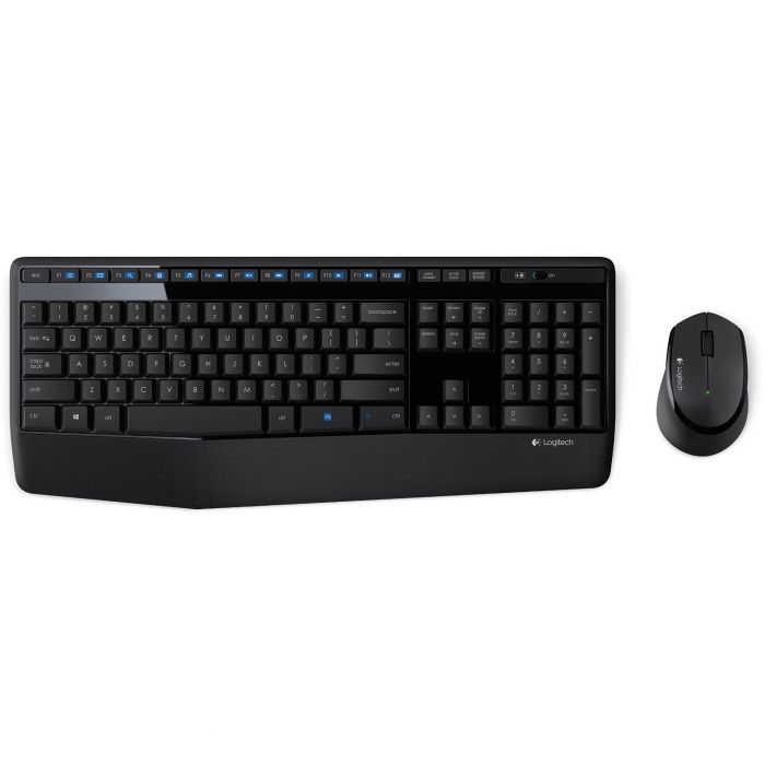 Kit Tastatura + Mouse Logitech MK345, Wireless, USB, Negru