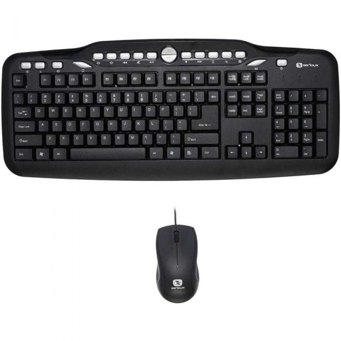 Kit tastatura + mouse optic Serioux SRX-MKM5500, USB, negru