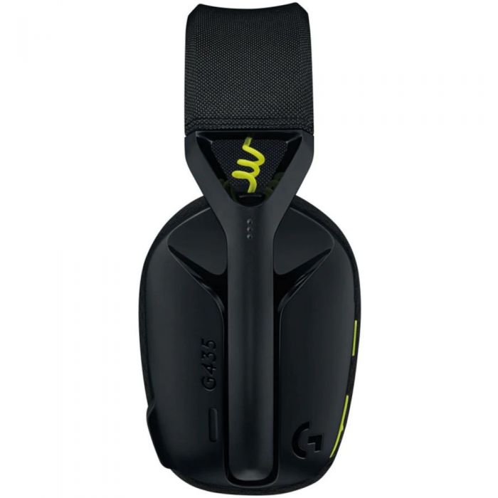 Casti Gaming Logitech G435, Wireless, Black/Neon Yellow