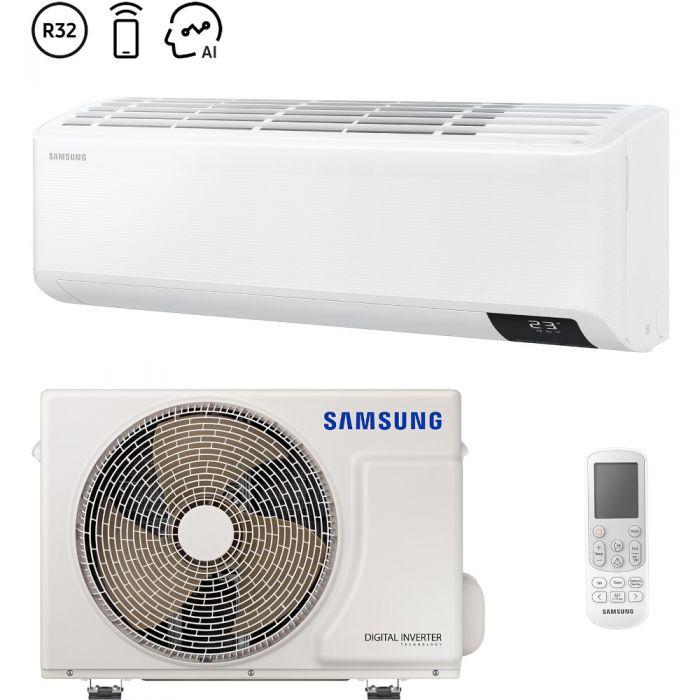 Aparat de aer conditionat Samsung Cebu AR12TXFYAWKNEU, 12000 BTU, Inverter, Wi-Fi, Clasa A++