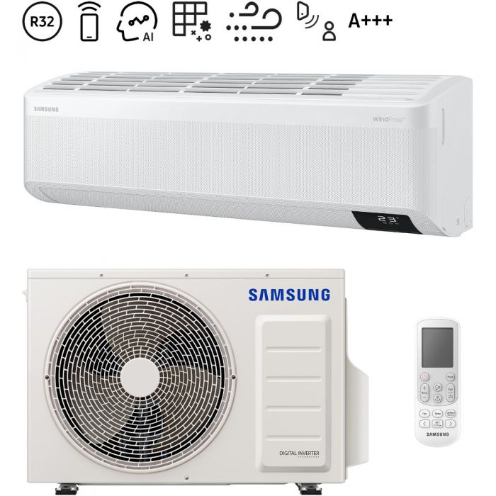 Aparat de aer conditionat Samsung WindFree Elite AR12TXCAAWKNEU, 12000 BTU, Inverter, Wi-Fi, Clasa A+++
