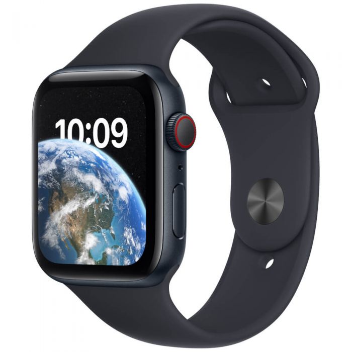 Apple Watch SE2, Cellular, GPS, 44mm, Midnight Aluminium Case, Midnight Sport Band