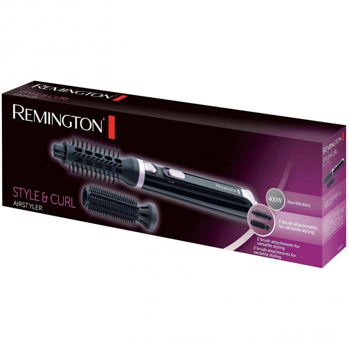Perie cu aer cald Remington Style Curl AS404, 400 W, 2 viteze