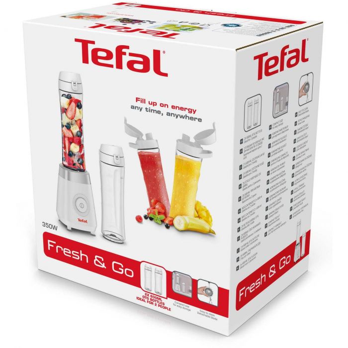 Blender Tefal Fresh & Go BL1KJ131, 350 W, 0.6 l, Alb