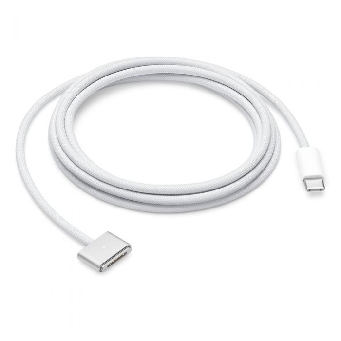 Cablu de incarcare Apple MLYV3ZM/A, USB-C - MagSafe 3, 2m, Alb