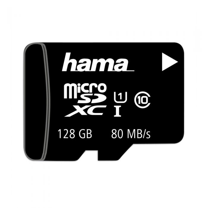 Card de memorie Hama 124158, microSDXC, 128GB, Clasa 10 + Adaptor