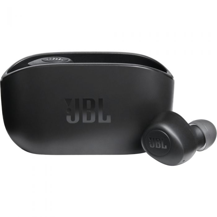 Casti audio in-ear JBL Wave 100TWS, Bluetooth, True Wireless, Negru