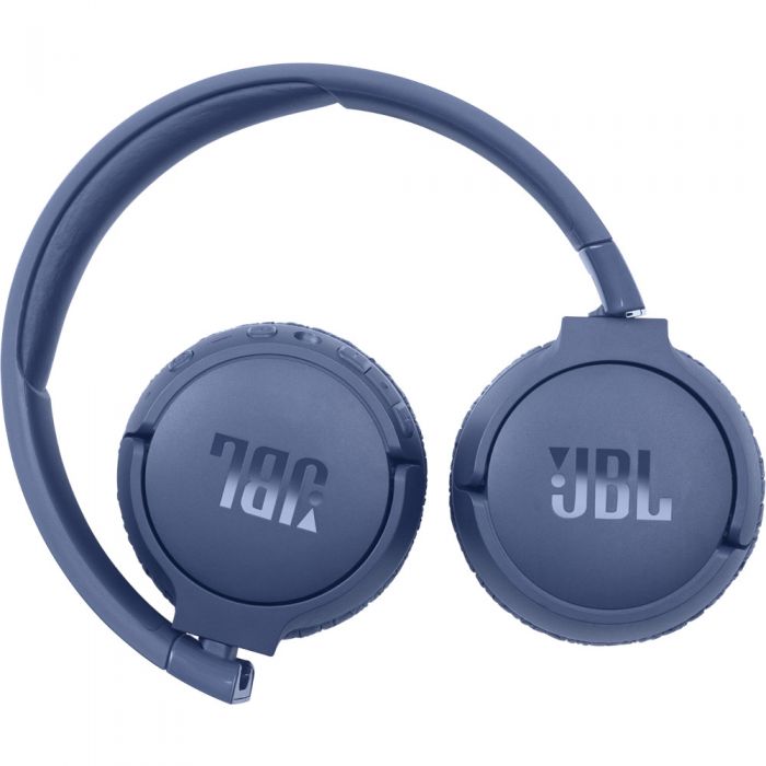 Casti audio on-ear JBL Tune 660NC, Wireless, Bluetooth, Albastru