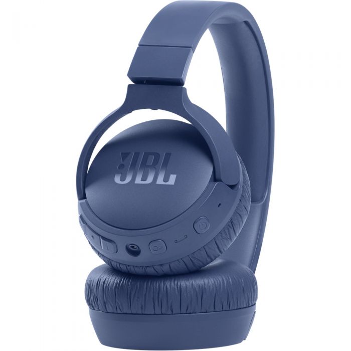 Casti audio on-ear JBL Tune 660NC, Wireless, Bluetooth, Albastru