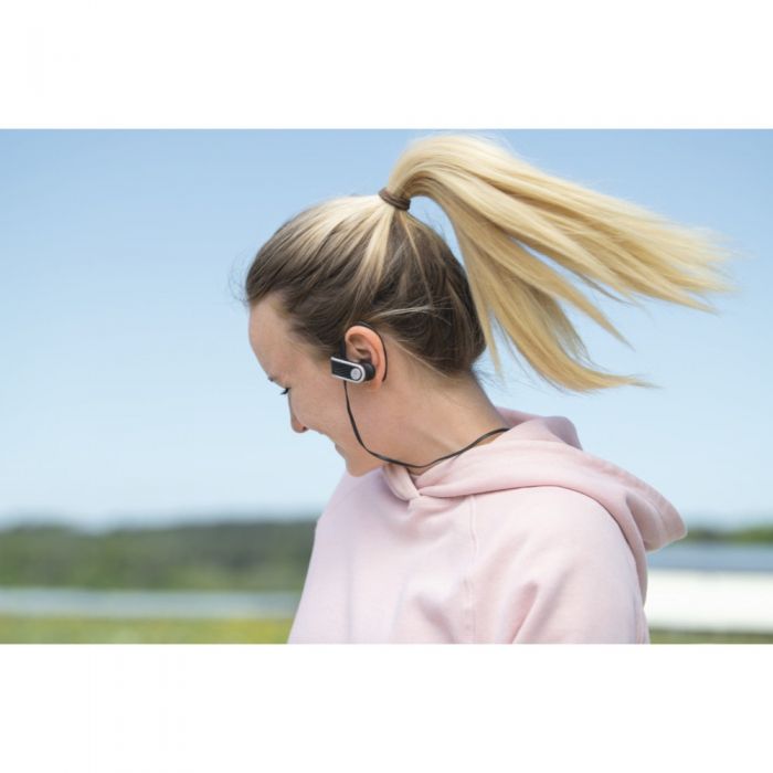 Casti audio In-Ear Hama Voice Sport, Bluetooth 4.2, Microfon, Ear hook, Negru/Argintiu